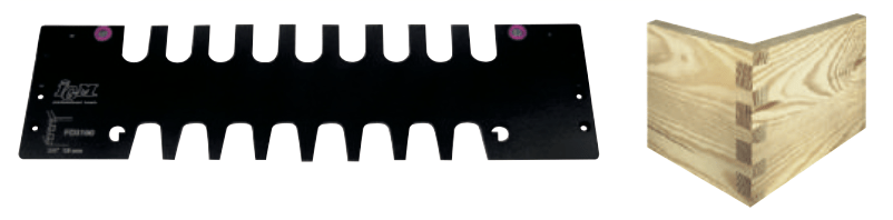 Open zwaluwstaart zwaluwstaart max breedte 300mm - verbindingsmaat 12.7 mm - dikte 8/20 mm