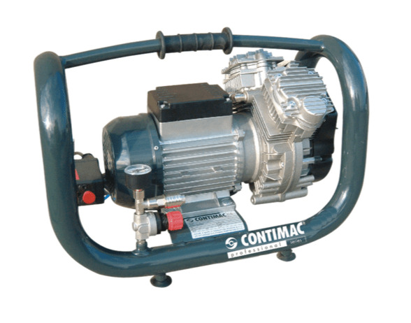 Compressor voor kleine, lichte werkzaamheden op verplaatsing