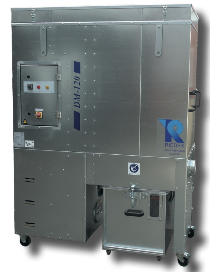 Afzuigunit DM120 capaciteit 1340m3/h