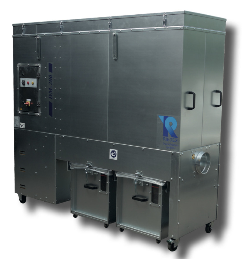 Afzuigunit DM200 capaciteit 3200m3/h