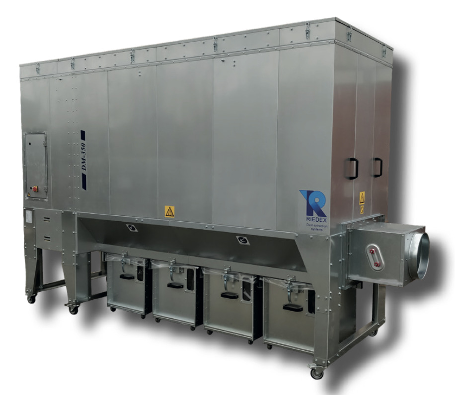 Afzuigunit DM350 capaciteit 8000m3/h